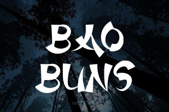 Bao Buns Font: A Unique Blend of Tradition and Modern Design