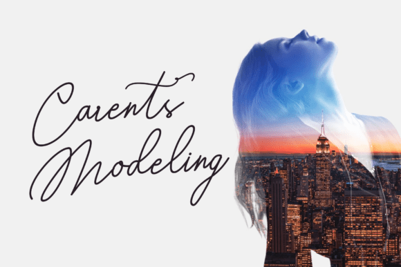 Carents Modeling: A Handwritten Font with Heartfelt Impact