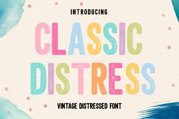 Classic Distress: Bold Vintage Typography