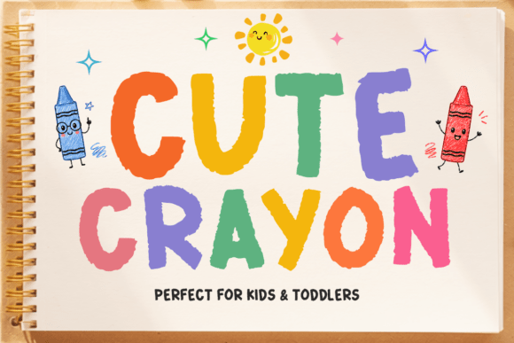 Cute Crayon: Playful Typography for Kids