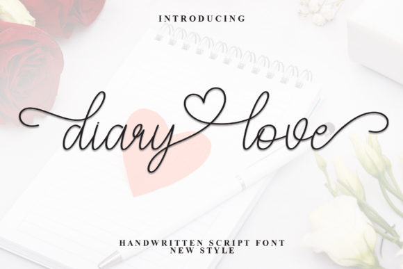 Diary Love: A Whimsical Script Font for Joyful Designs