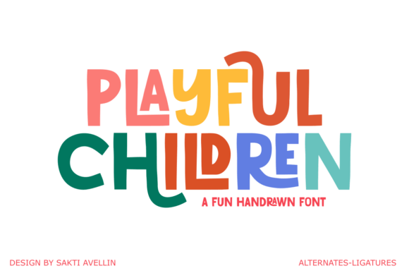 Evaluating Playful Children Font for Creative and Commercial Projects
