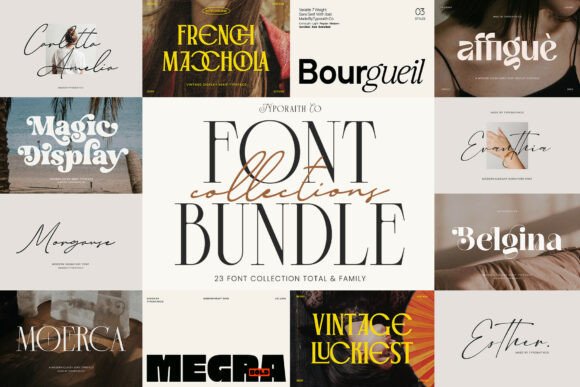 Evaluating the 23 Font Collection Bundle for Design Projects