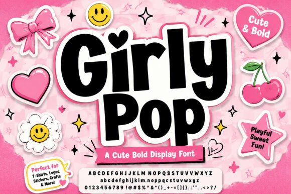 Girly Pop Font: Mastering Y2K Aesthetics and Bold Display Typography
