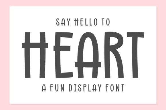 Heart Font: The Playful Typeface That Brings Warmth to Digital and Print Designs