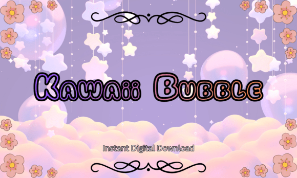 Kawaii Bubble Font: Embrace the Magic of Cute Core Design