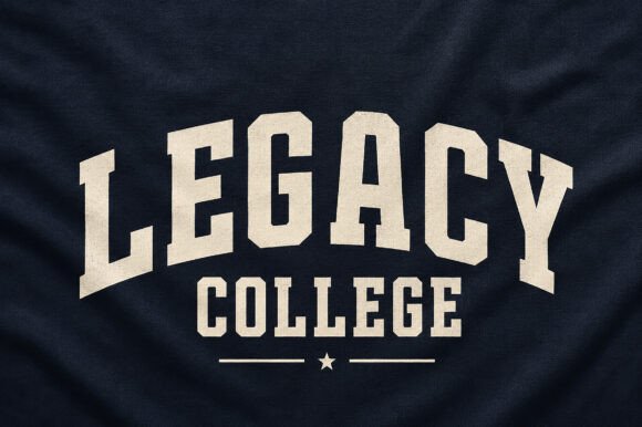 Legacy College Font: Authentic Varsity Style