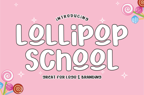 Lollipop School: Elevating Brand Identity with Playful, Rounded Typography