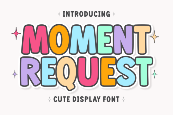 Moment Request: A Vivacious Retro Display Font