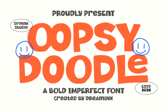 Oopsy Doodle: Bold Handmade Display Typography