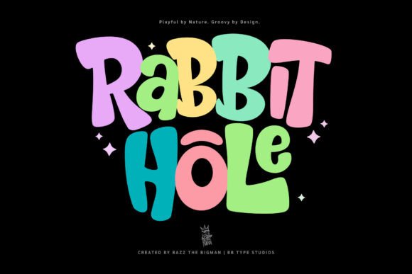 Rabbit Hole: Bold Retro Charm for Creative Projects