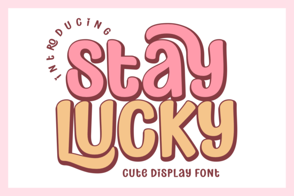 Stay Lucky: A Versatile Retro Display Font for Modern Creative Projects