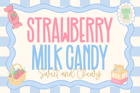 Strawberry Milk Candy: Designing with Nostalgic Sweetness and Modern Playfulness