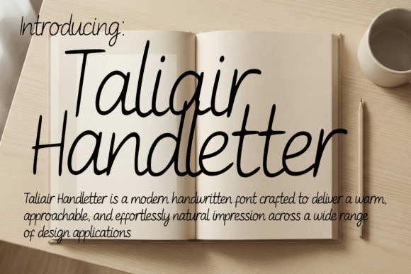 Taliair Handletter: A Graceful Blend of Elegance and Handwritten Charm