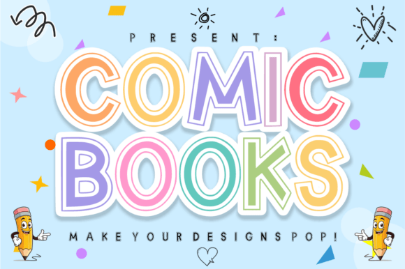Unleashing Creativity: How the Comic Books Display Font Transforms Kids’ Design Projects