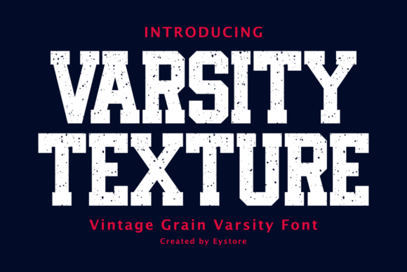 Varsity Texture: Authentic Vintage Sports Typography